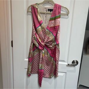 Zara patchwork print Dress